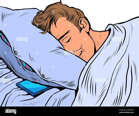 Lying On Bed Stock Vector Images Alamy