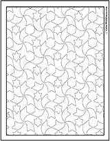 Coloring Pages Pattern Quilt Printable Star Color Kids Printables Comet Adults Getcolorings Pdf Print Soothing sketch template