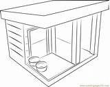 Coloring Shed Pages Dog House Designlooter Coloringpages101 635px 29kb sketch template