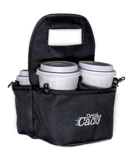 portable drink carrier  reusable coffee cup holder  drink caddy
