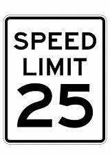 Speed Limit Coloring Printable sketch template