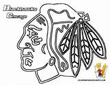 Logo Chicago Blackhawks Hockey Coloring Pages Choose Board Nhl sketch template