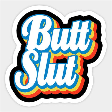 Stickers Retro Slut Sticker Handmade Products Jp