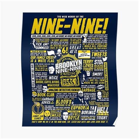 brooklyn 99 posters redbubble