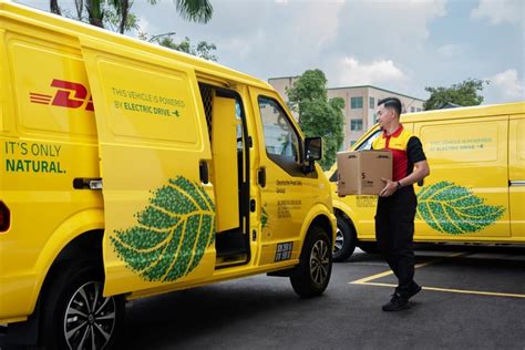dhl express pushes  improved carbon footprint  ev fleet  malaysia  straits times