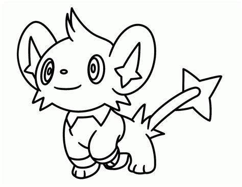 pokemon characters black  white coloring pages