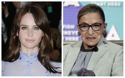 felicity jones will play ruth bader ginsburg in ‘on the basis of sex