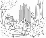Oz Wizard Coloring Pages Print Color Kids sketch template