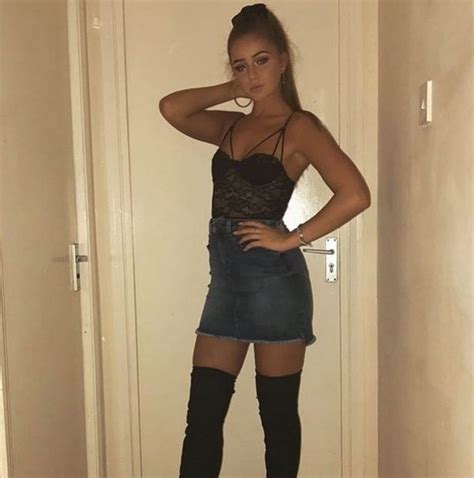 love island s georgia steel is a party loving barmaid and she s not