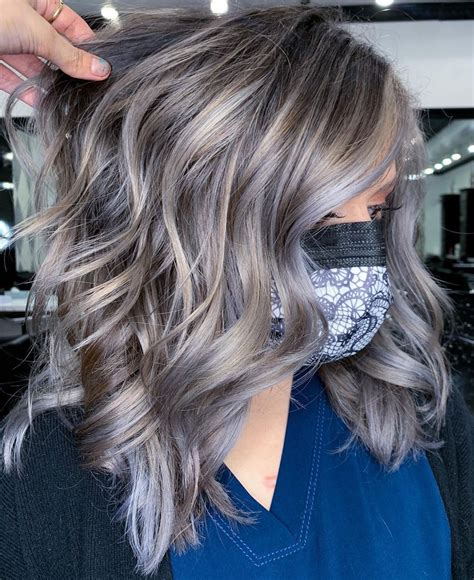 trendiest ideas  gray highlights     hair adviser