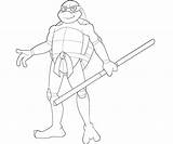 Donatello Coloring Pages Template Sketch sketch template