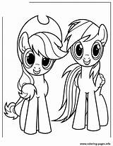 Rainbow Dash Coloring Applejack Pages Printable Color Lovely Book Coloringpagesonly sketch template
