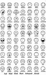 Sayfada Duygu Bir Emoticons sketch template