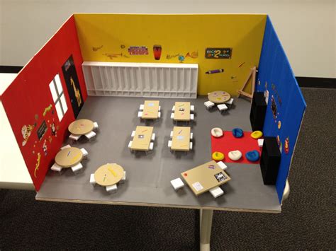 model  ideal classroom miniature classroom kindergarten
