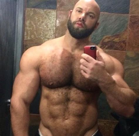 Hairy naked white men