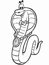 Coloring Snake Pages Cobra Printable Snakes Animals Chinese Year Kids Color Cliparts Print Cute Drawings Draw Drawing Popular Advertisement sketch template