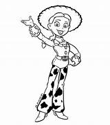 Coloring Toy Story Pages Disney Jessie Printable Library Clipart sketch template
