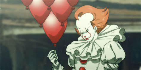 it s pennywise is still terrifying in anime screen rant