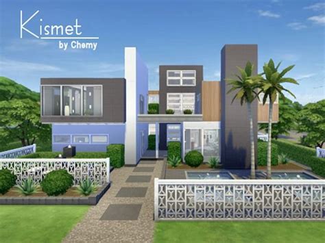 kismet modern house  chemy  tsr sims  updates sims  modern house sims  house