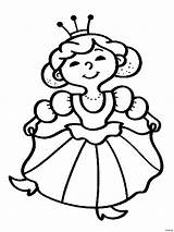 Queen Coloring Pages King Fairy Kids Tales Colouring Drawing Clip Color Tale Clipart Fairytale Cliparts Tail Printable Adults Draw Little sketch template