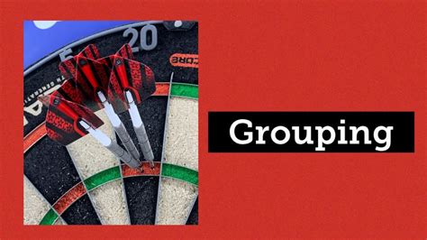 darts tip grouping youtube