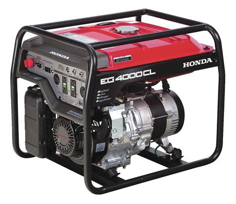 honda recoil gasoline portable generator  rated watts   surge watts  acv ac