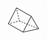 Triangular Prism Prisme Prisma Geometrica Geometric Driehoekig Triangulaire Geometrie Triangolare Dashed Projection Géométrique Geometrisch Cijfer Geometry Apex Rectangle Isolated Basic sketch template