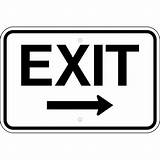 Sign Road Coloring Objects Exit Kb sketch template