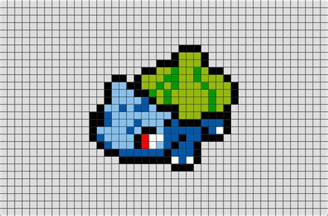 Pokemon Bulbasaur Pixel Art Brik
