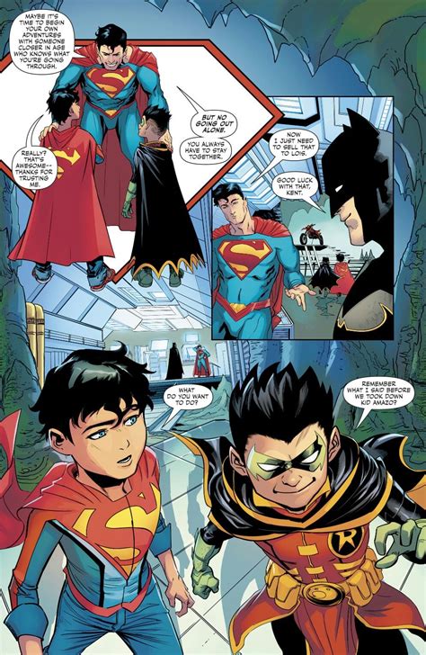 super sons issue 5 robin comics superhero comic dc superheroes
