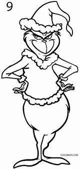 Christmas Grinch Coloring Pages Draw Drawing Visit Xmas sketch template