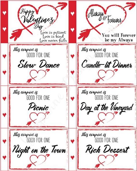 love coupon book anniversary coupon book birthday coupons instant