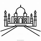 Taj Mahal Patrimonio Cultural Ultracoloringpages Mosque 25kb sketch template
