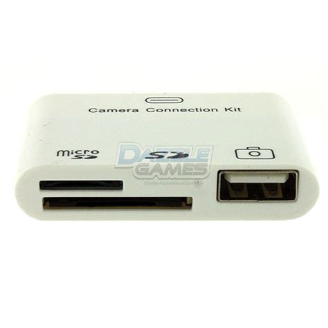 usb camera connection kit micro sd tf card reader adapter  ipad  mini ebay