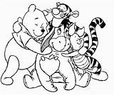 Pooh Winnie Winni Hugging Malvorlage Genial Frisch Kinderhelden Malvorlagen Okanaganchild Eeyore Fasching Freunde Colorkiddo Erwachsene sketch template