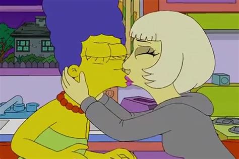 lady gaga kisses marge cries diamond tears over lisa s rejection in