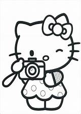 Kitty Colouring sketch template