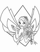 Tecna Winx Coloring Pages Fairy sketch template