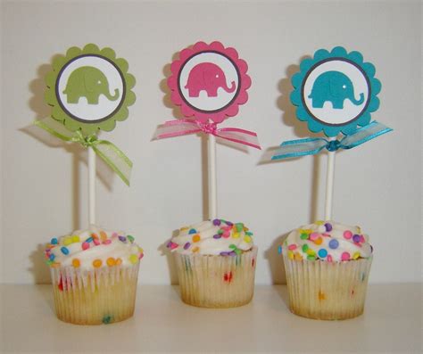 baby shower cupcake toppers baby cupcake toppers etsy