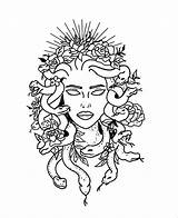 Medusa Tattoos sketch template