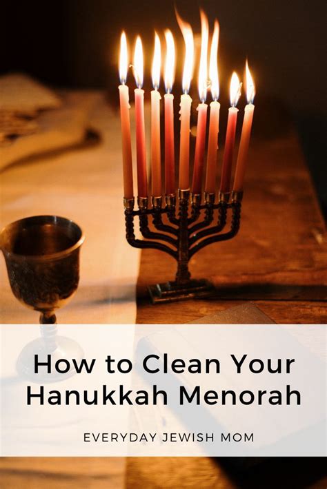 ways  clean  menorah cleaning wax  candlesticks hanukkah