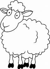 Coloring Pages Para Colorear Sheep Oveja Outline Coloringhome Cartoon Drawing sketch template