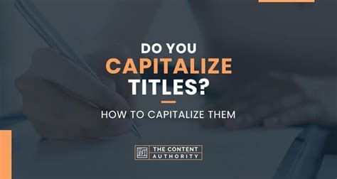 capitalize titles   capitalize