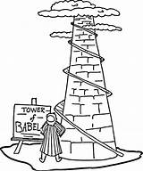 Tower Babel Coloring Pages Printable Coloringme sketch template