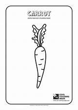 Coloring Pages Carrot Simple Easy Cool Kids Print sketch template