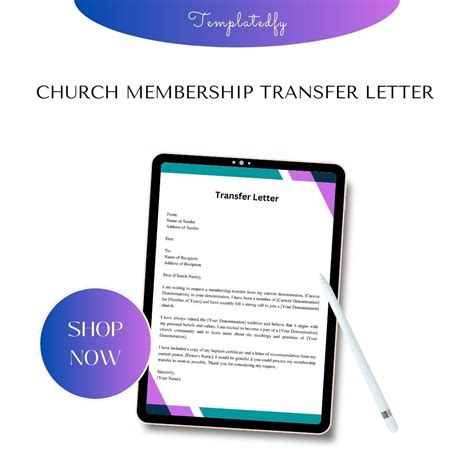 church membership transfer letter sample  examples word