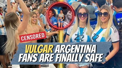 Topless Argentina Supporter Risks Jail In Qatar As Shes Seen On Tv
