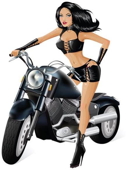 2 799 biker girl vectors royalty free vector biker girl