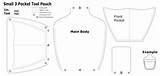 Pouch sketch template