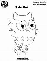 Coloring Daniel Tiger Pages Print sketch template
